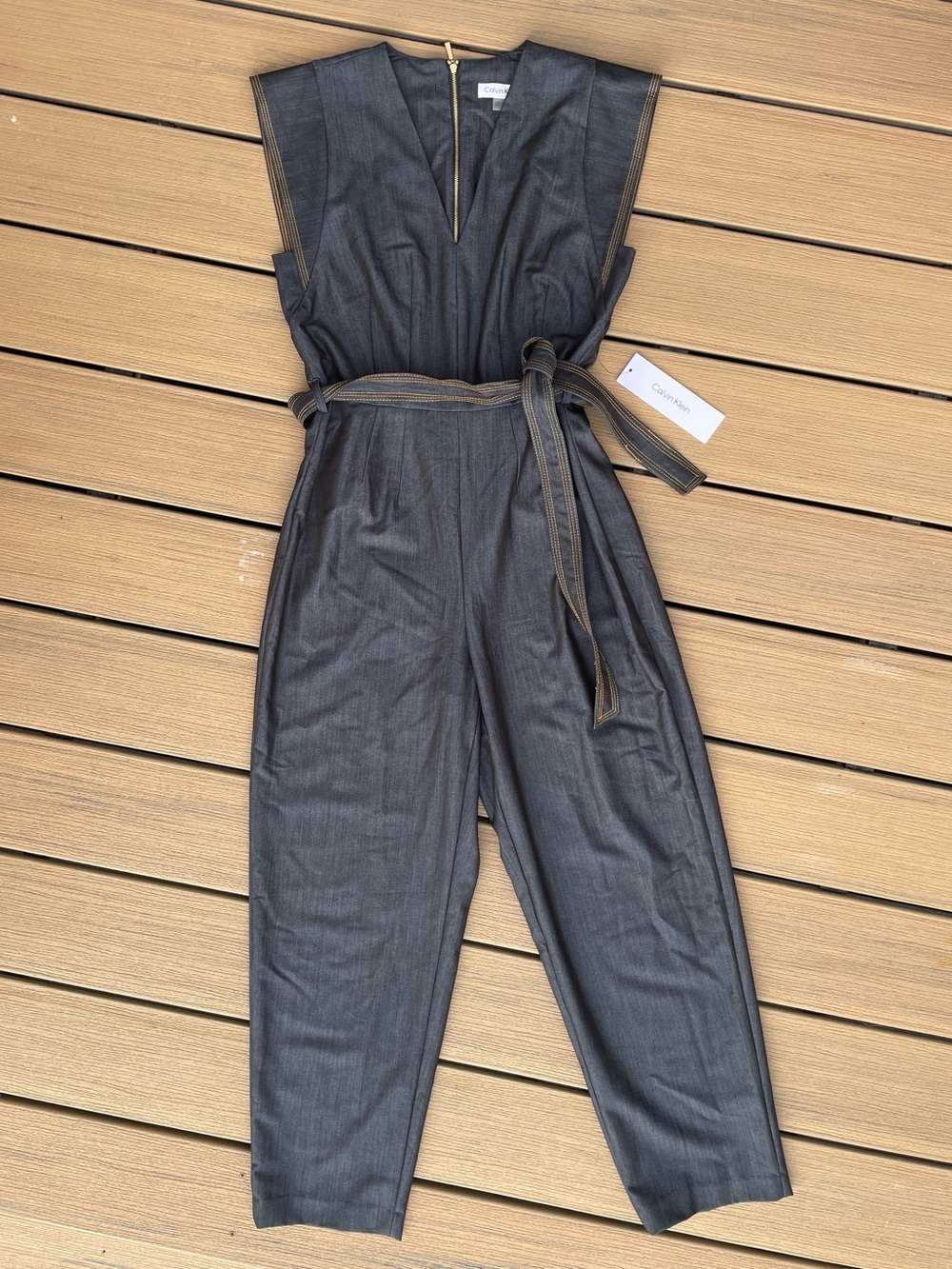 CK V-Neck Jumpsuit